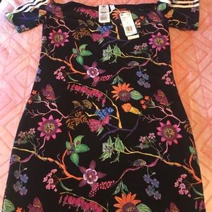 Adidas Off shoulder dress